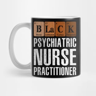 Black Psychiatric Nurse Practitioner Mug